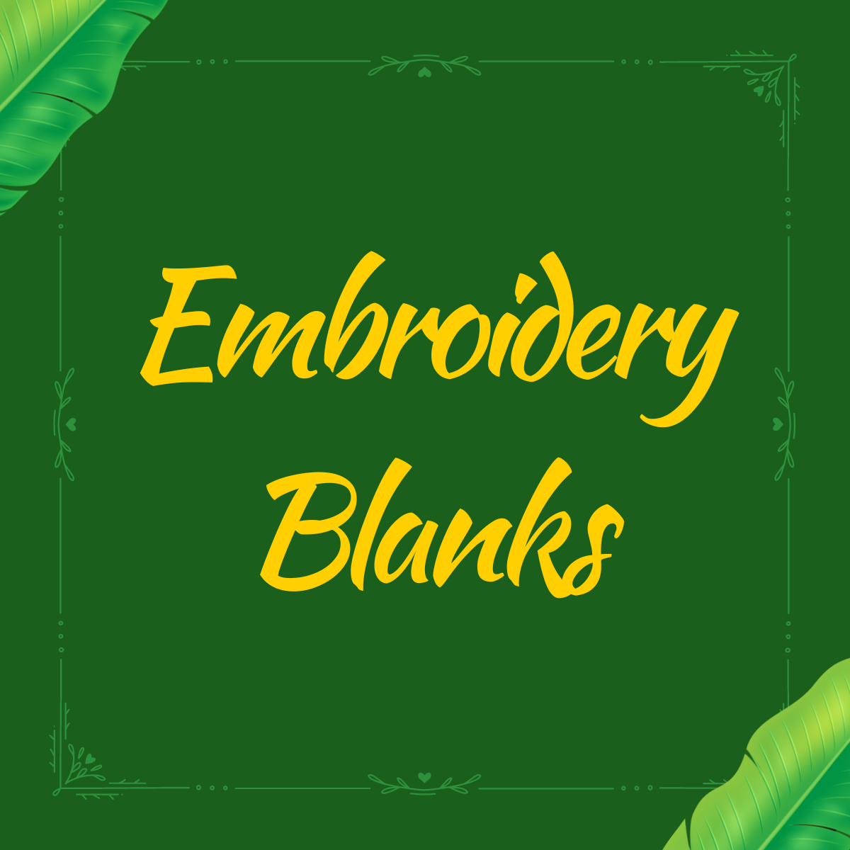Embroidery Blanks Leabu Sewing Center