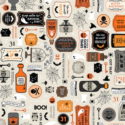 *PRE-ORDER* Pumpkins & Potions Fabric Yardage By Kimberbell