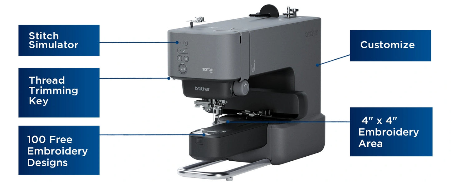 Brother Skitch Single Needle Embroidery Machine *Special Order*