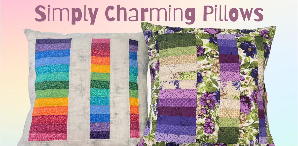 Simply Charming Throw Pillow Cover Class