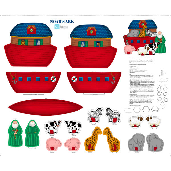 Noah's Ark Stuffable Panel