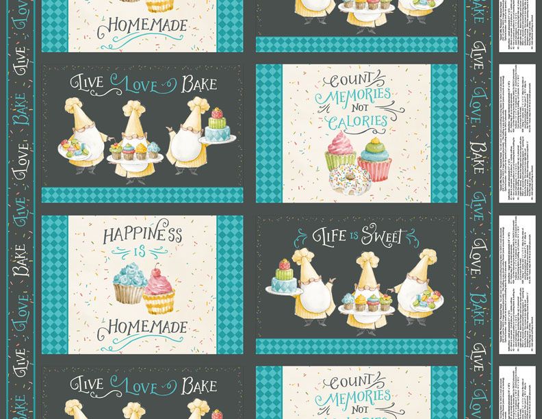 Sweet Little Gnome Pleasures Placemat Panel
