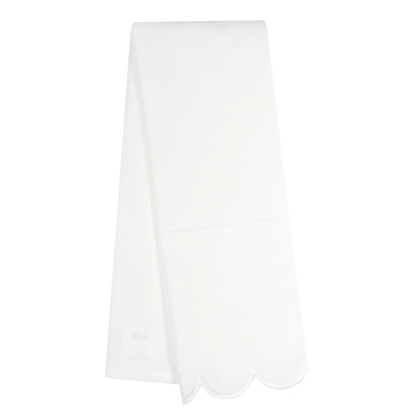 White Scalloped Tea By Dunroven House