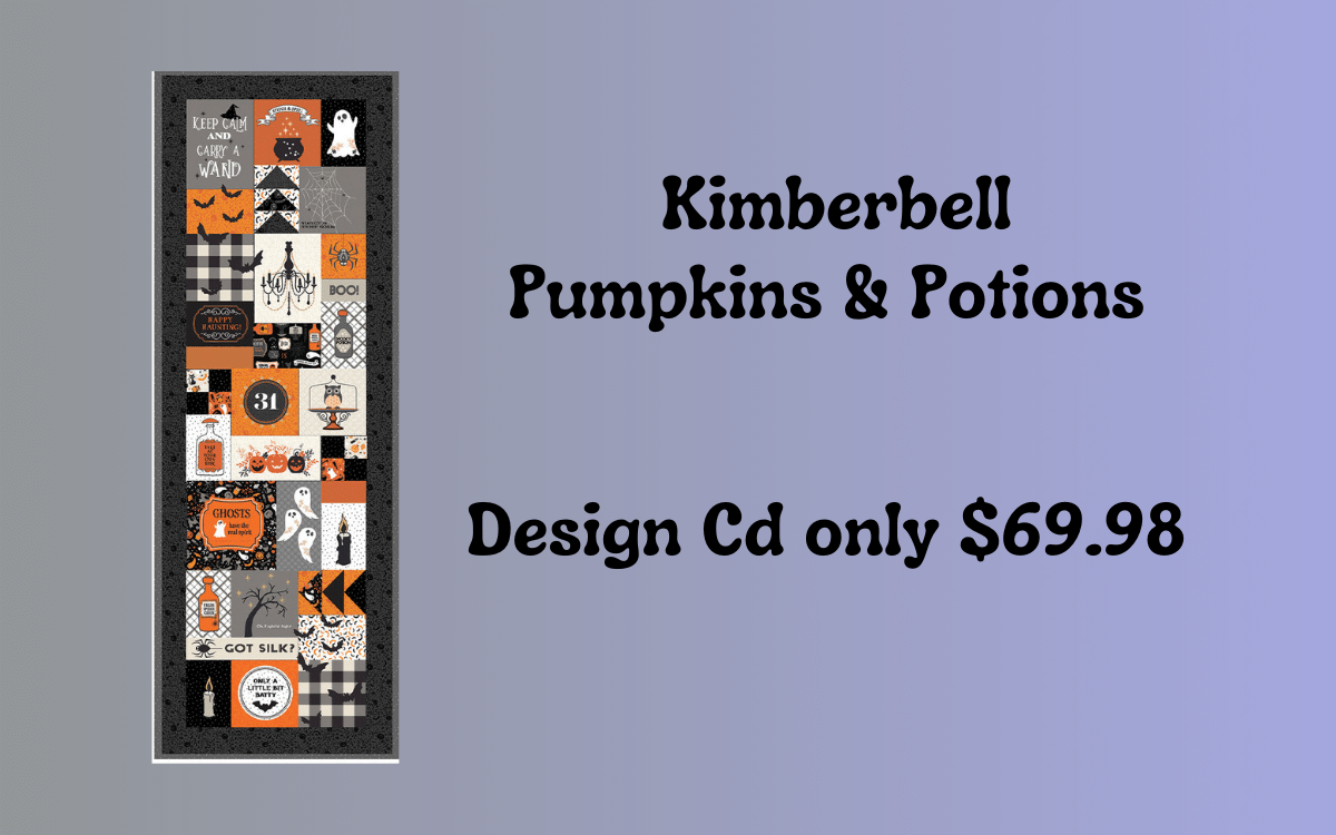 Kimberbell Pumpkins & Potions Ladder Quilt *PREORDER*