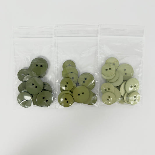 Green Button Bags