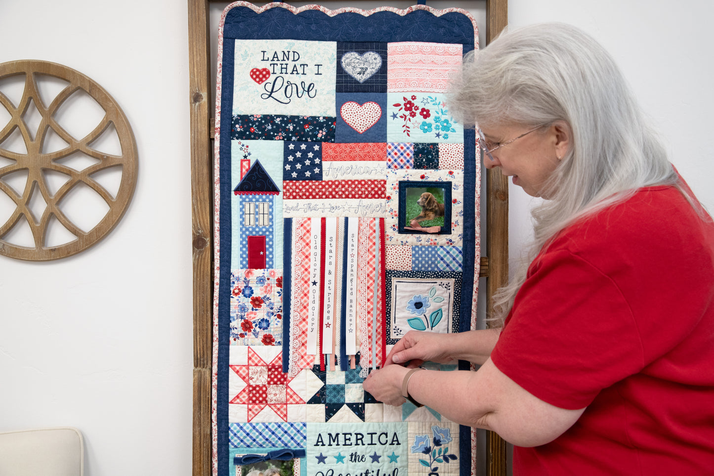 Kimberbell Star-Spangled Beauty Ladder Quilt *Preorder*
