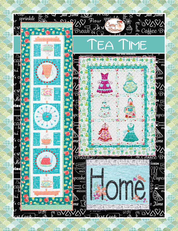 Tea Time Pattern - w/SVG Files