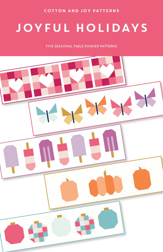 Joyful Holidays Table Runner Pattern