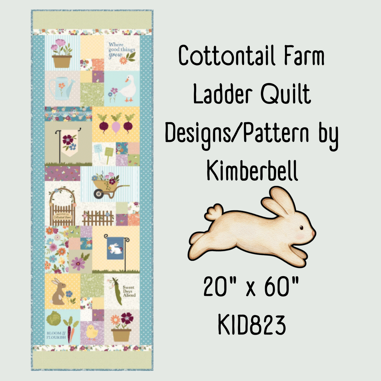 *Preorder* Cottontail Farm Ladder Quilt Designs