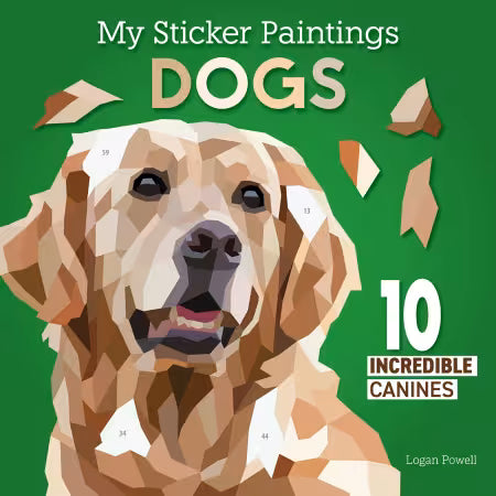 My Sticker paintings- Dogs