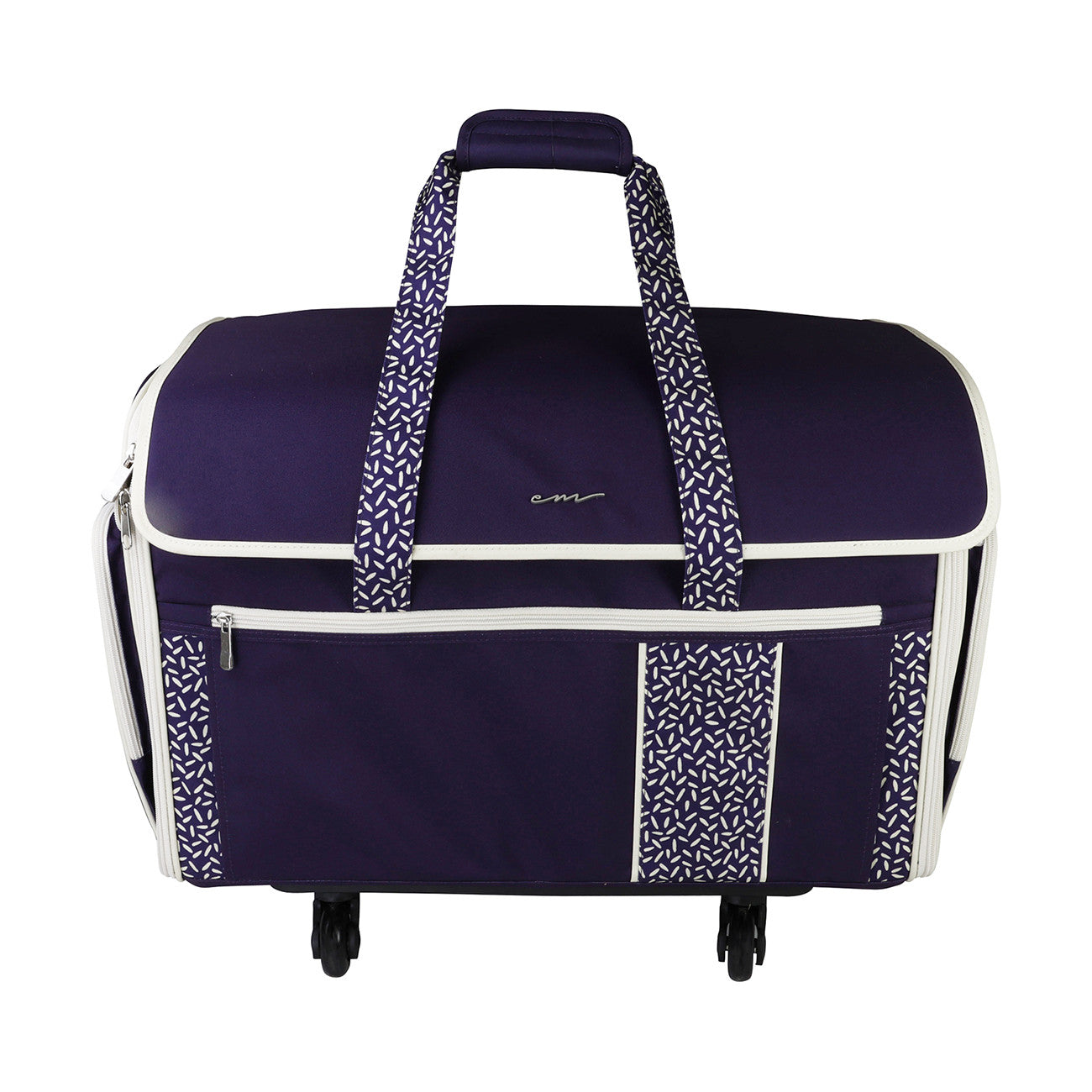 Sewing Machine Trolly- Plum Confetti