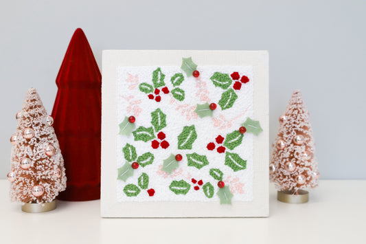 Happy Holly-Days Punch Needle Kit *Preorder*