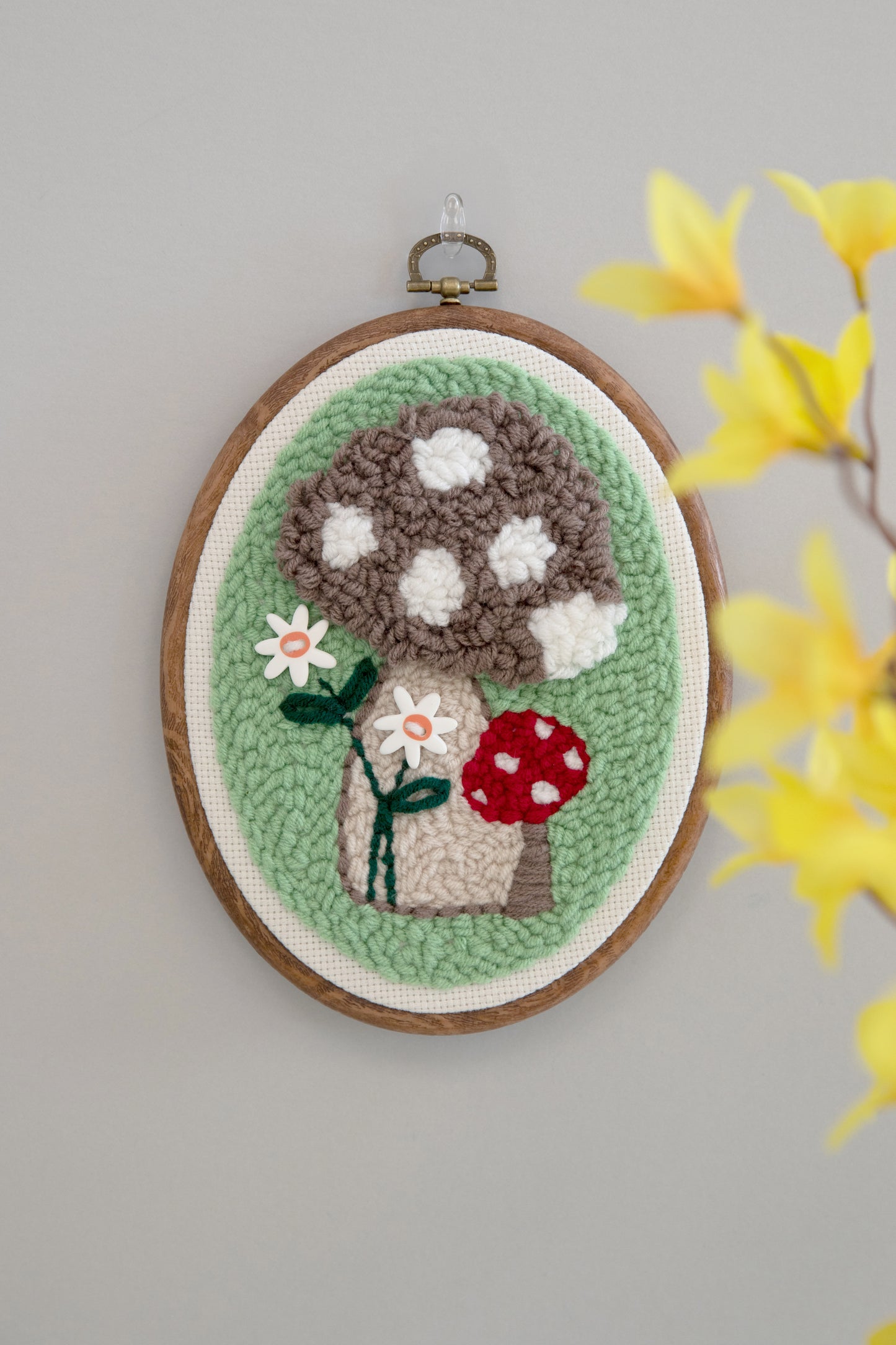Mushroom Meadow - Punch Needle Kit