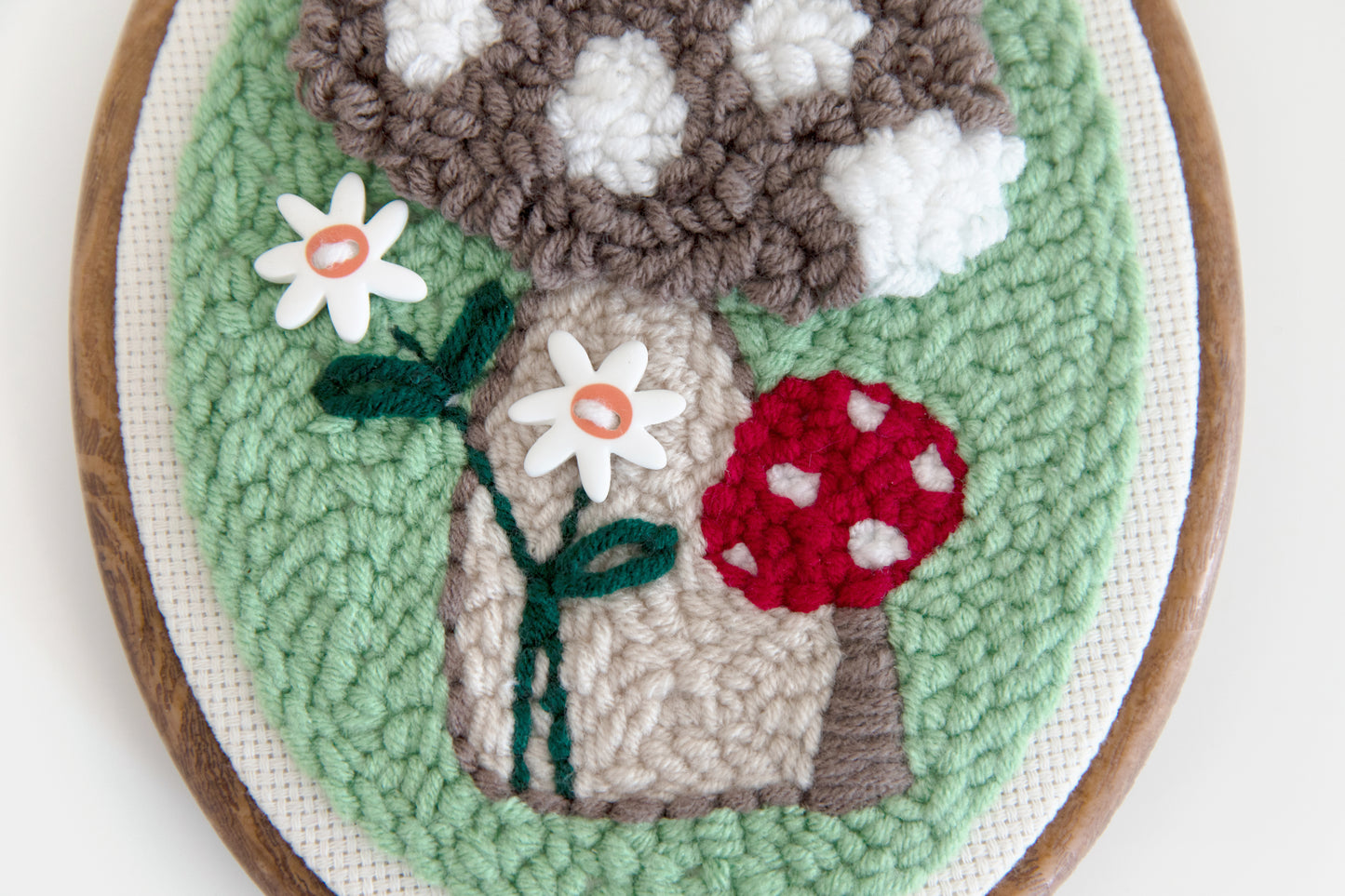 Mushroom Meadow - Punch Needle Kit