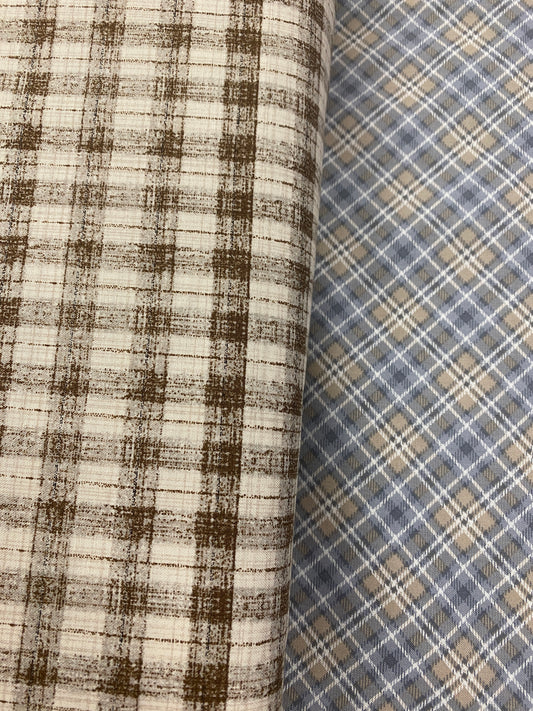 Plaid, Lines, and Dots Fabric