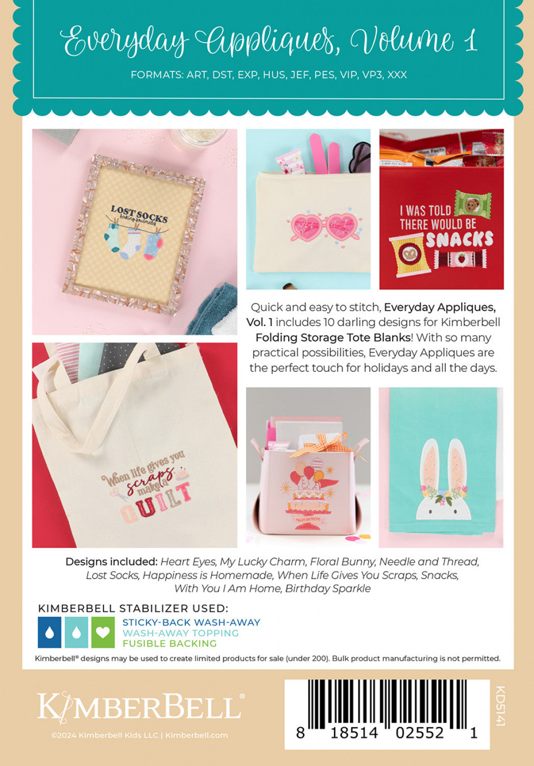 Kimberbell Everyday Appliques Vol 1