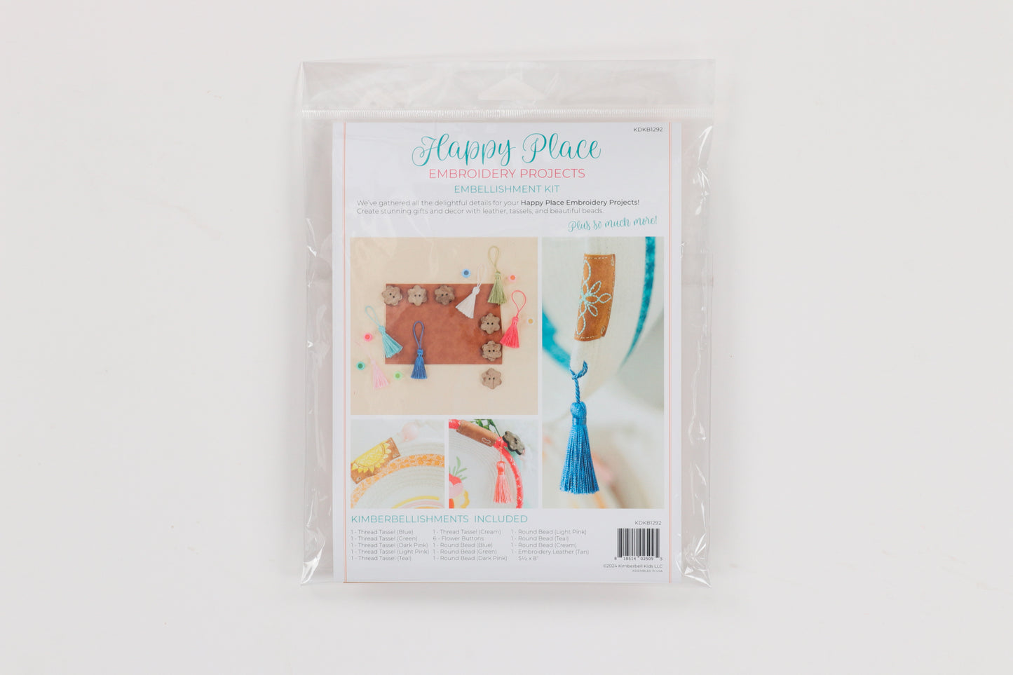 Kimberbell Happy Place Embroidery Projects Embellishment Kit