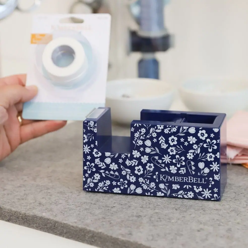 Kimberbell Navy Floral Tape Dispenser *Preorder*
