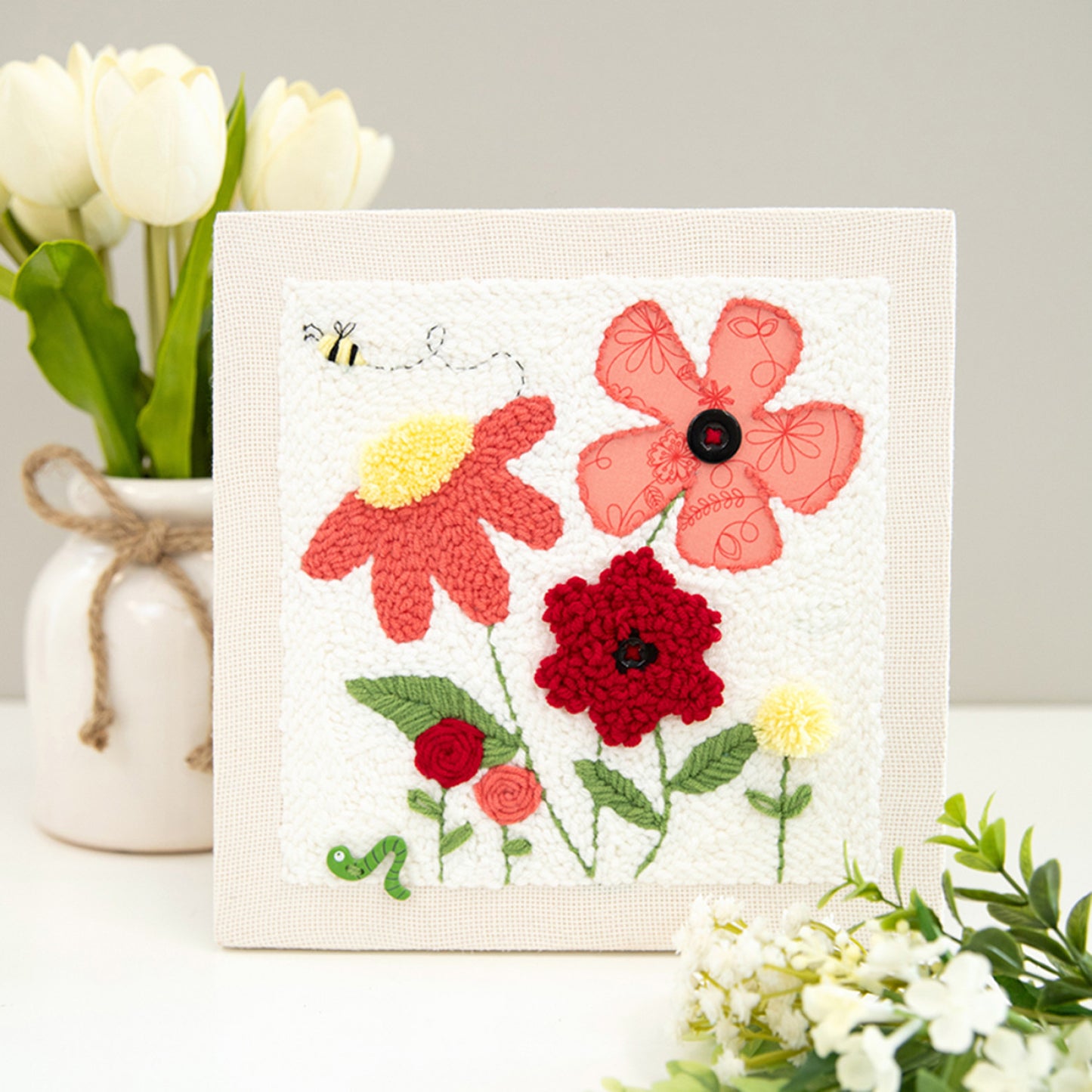 Punch Needle in Bloom- Punch Needle Kit