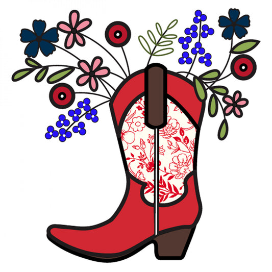 Kimberbell Americana Cowgirl Punch Needle Kit *Preorder*