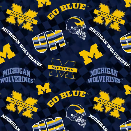 Sykel Enterprises Fabric- Michigan Wolverines
