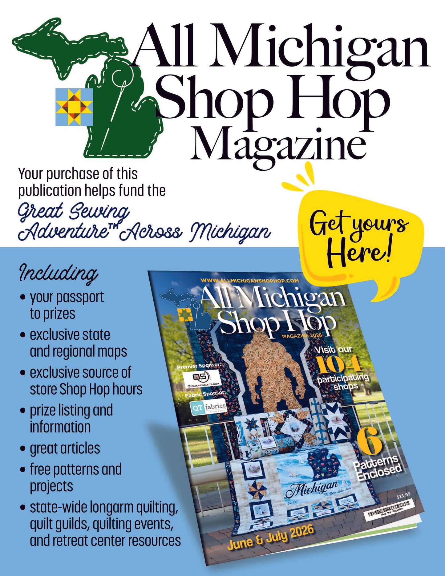 *Presale* All Michigan Shop Hop Magazine