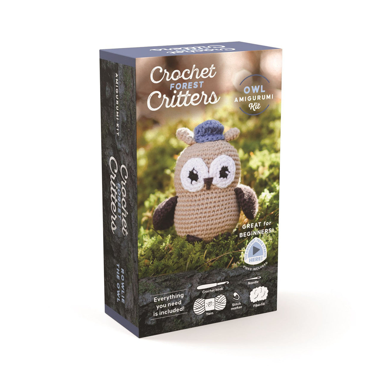 Forest Animals Crochet Amigurumi Kit-Owl
