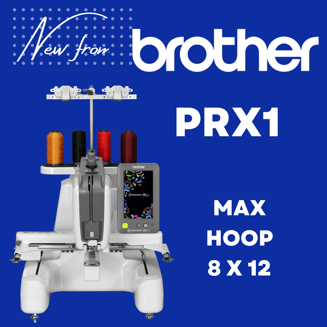 Brother PRX1 Embroidery machine – Leabu Sewing Center