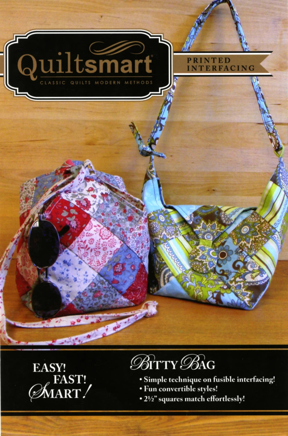 Bitty Bag- Pattern and Printed Interfacing