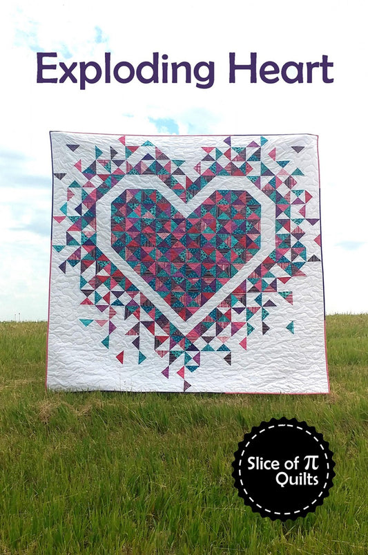 Exploding Heart Quilt Kit