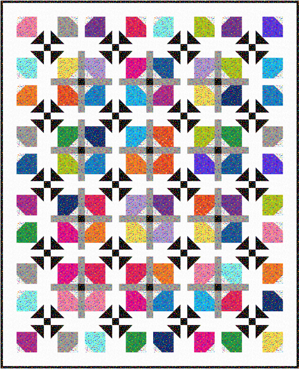 Saturated Quilt Fabric Kit