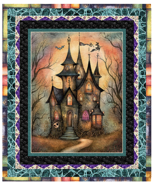 Witchypoo Haunted House Quilt Kit