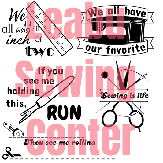 Leabu Originals: Sewing Room SVG's
