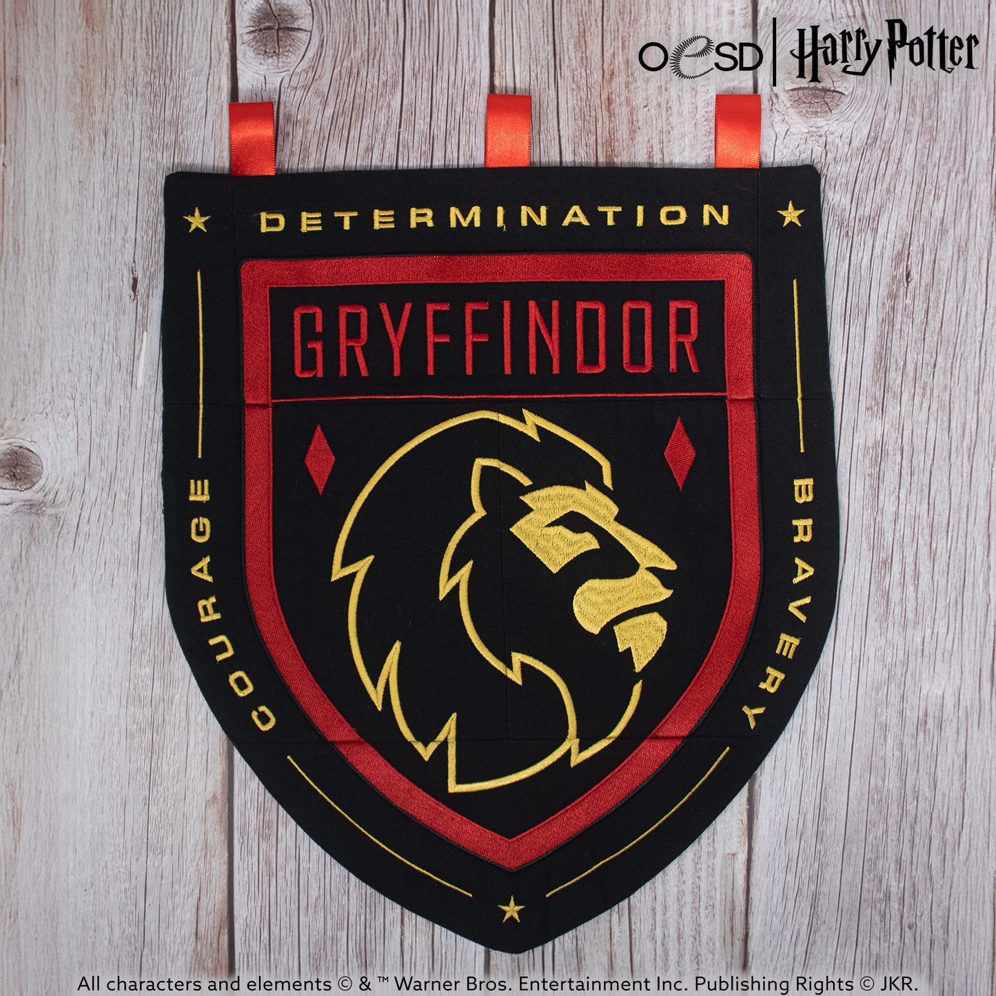 Gryffindor Tiled House Banner Design
