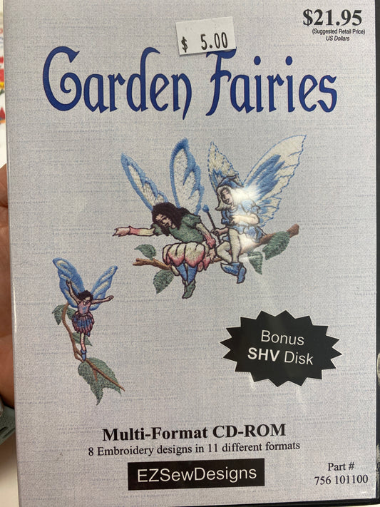 Garden Fairies - Embroidery Designs