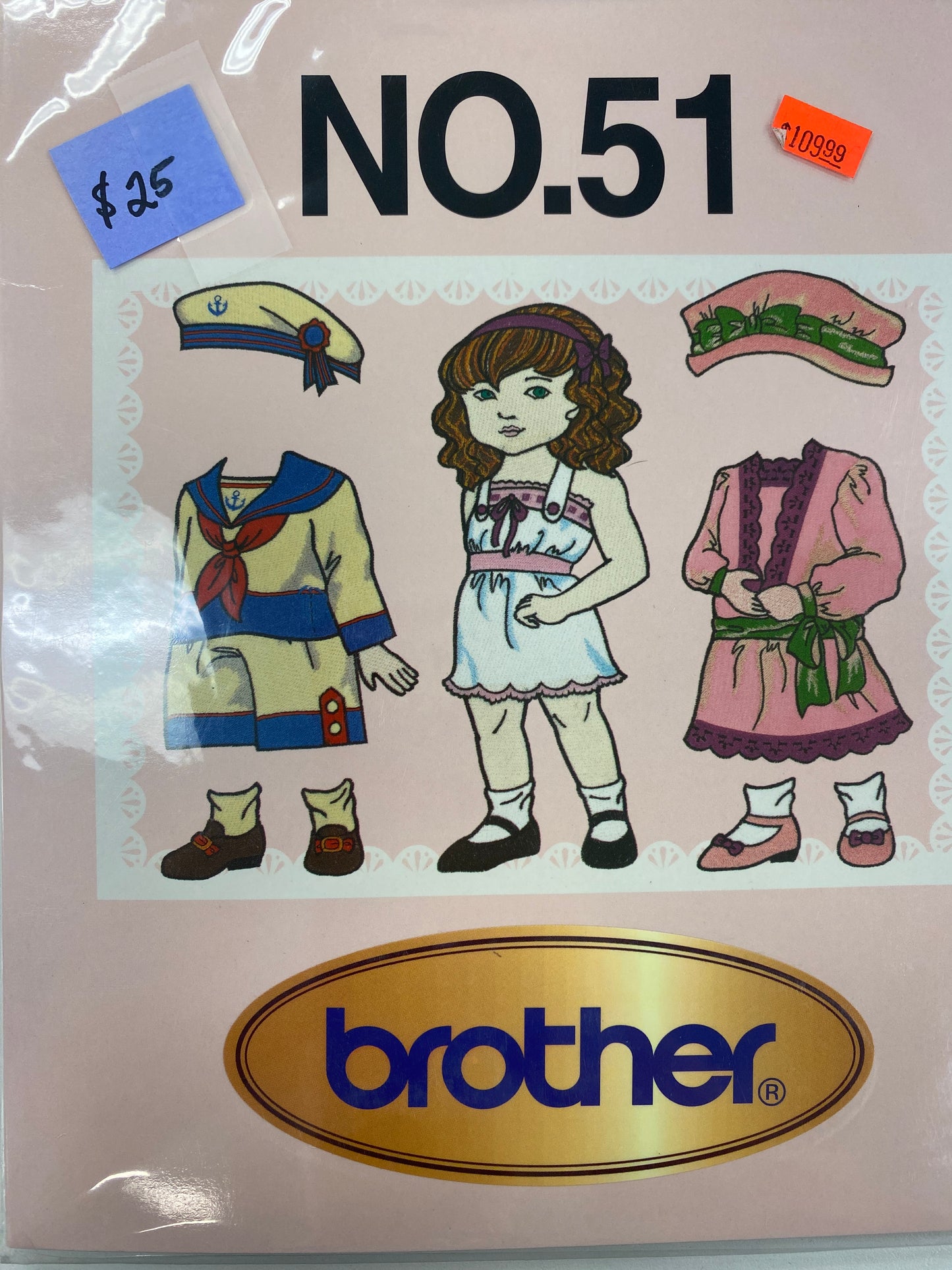 Brother Embroidery Card + Folder