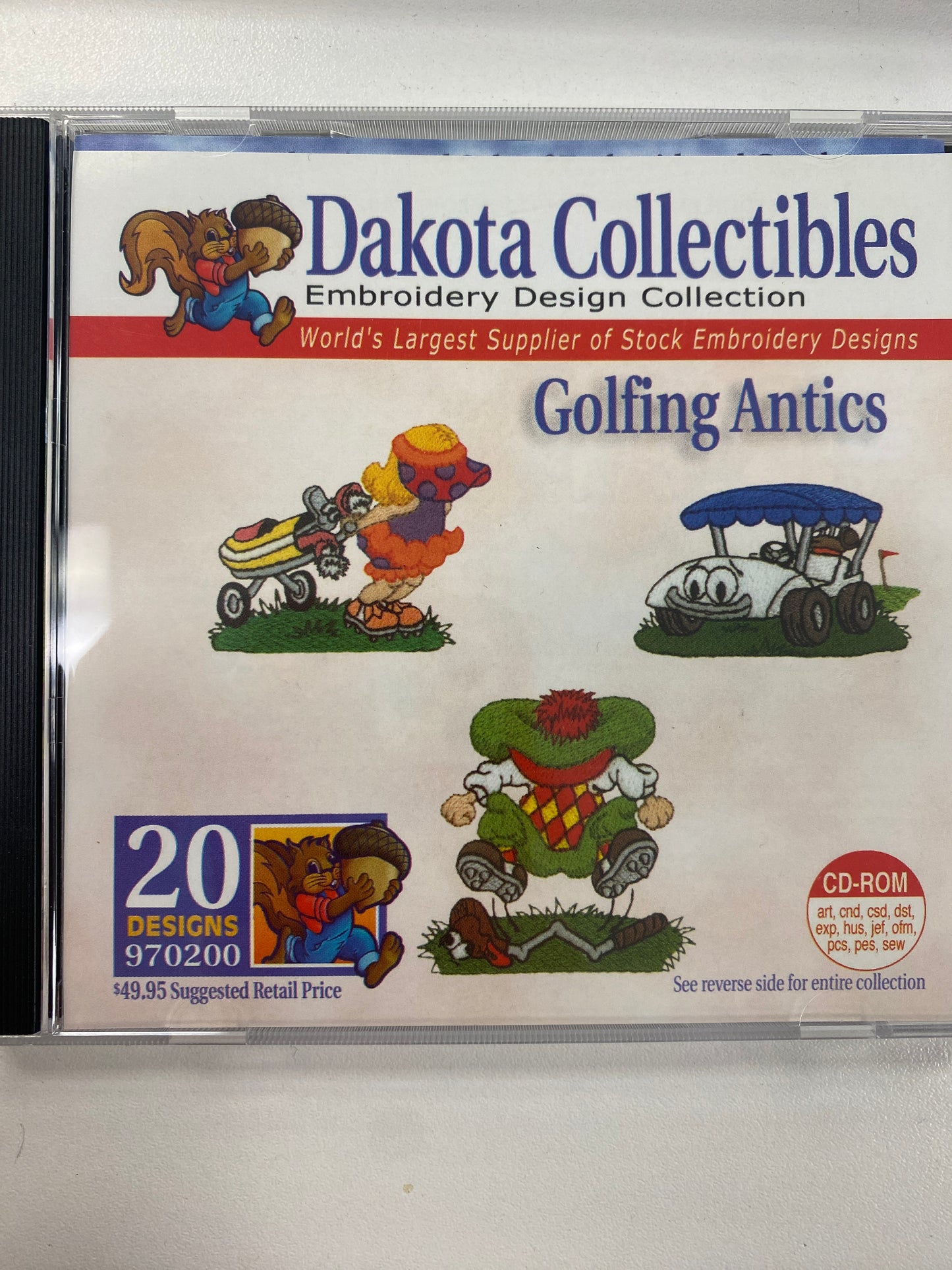 Dakota Collections- CD Embroidery Designs