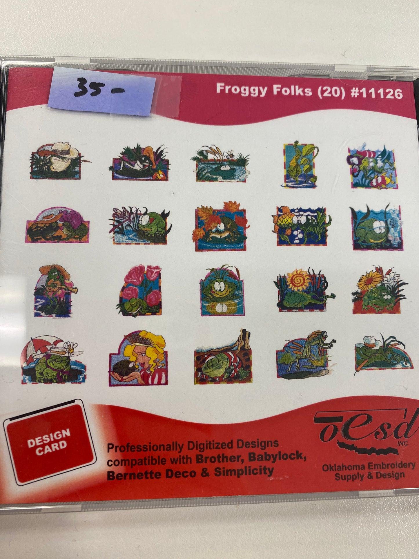 OESD Embroidery Cards