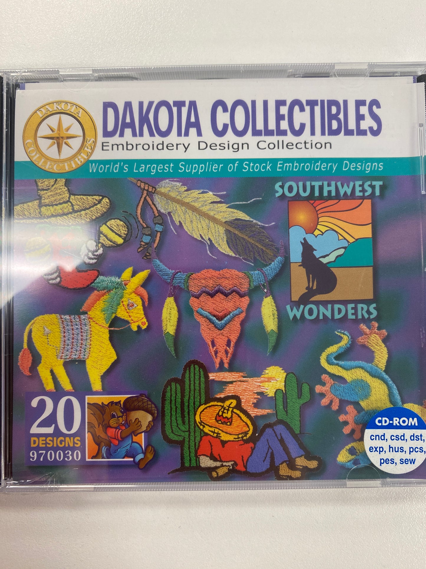 Dakota Collections- CD Embroidery Designs