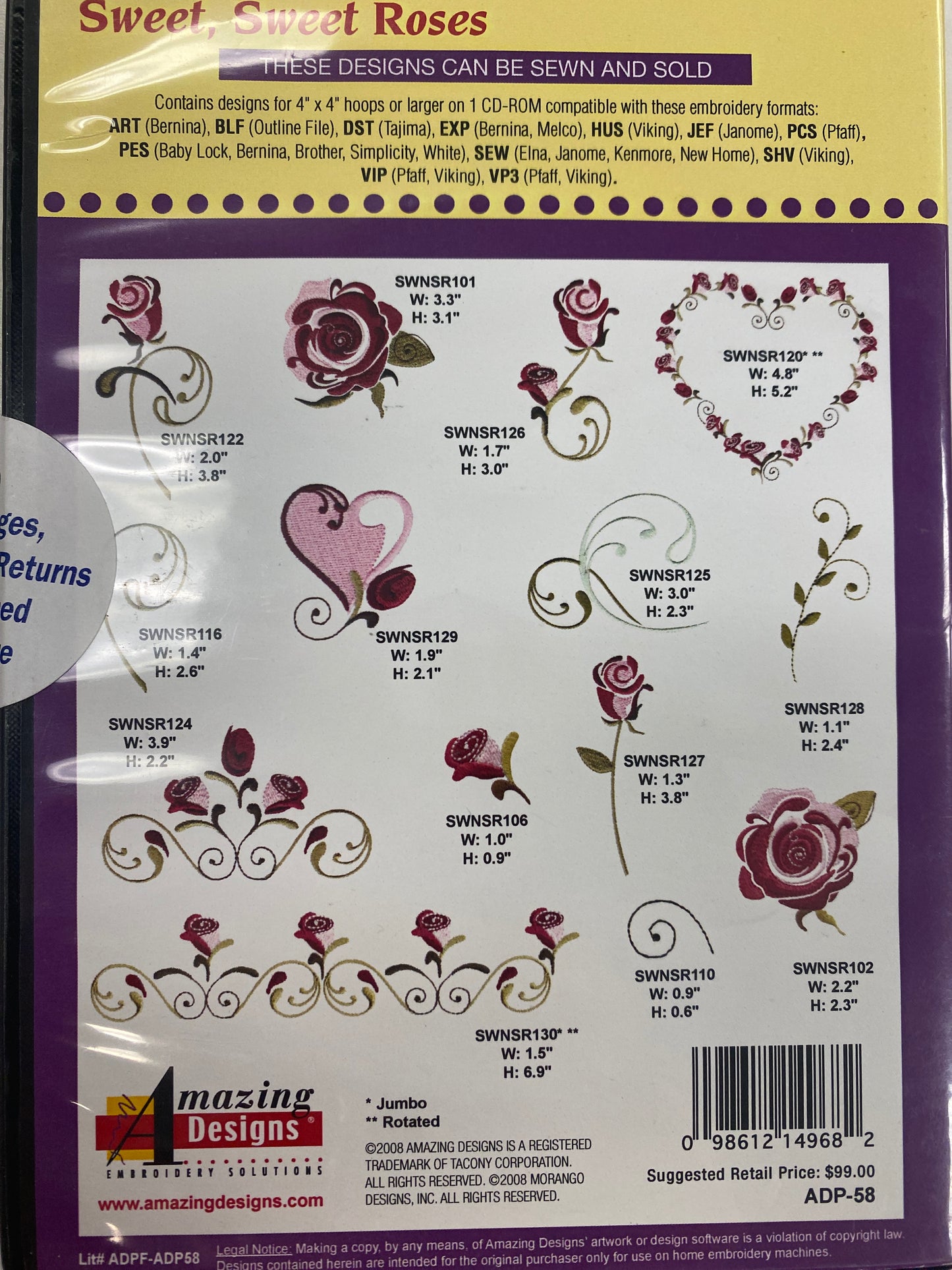 Amazing Designs - CD Embroidery Designs