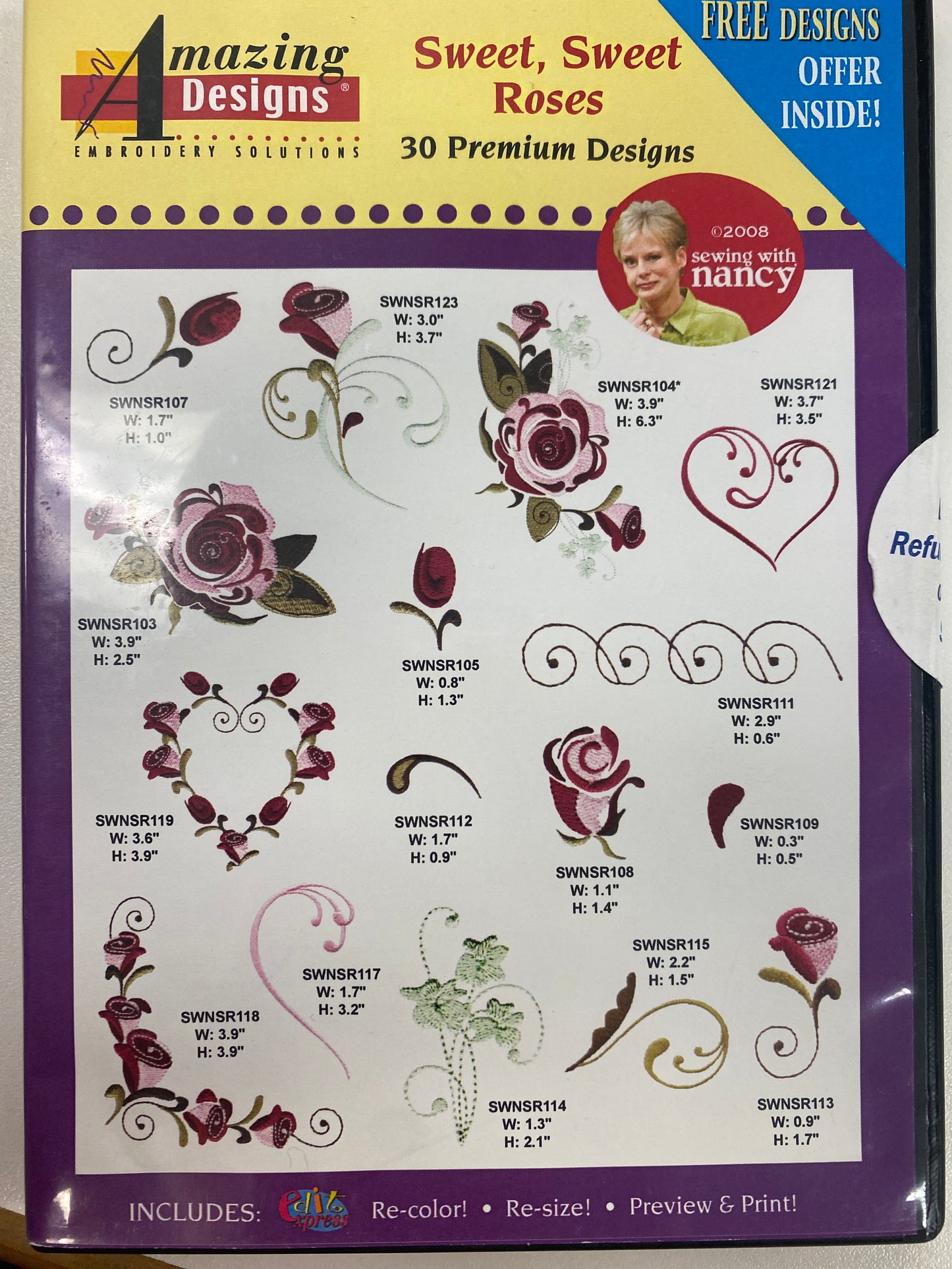 Amazing Designs - CD Embroidery Designs