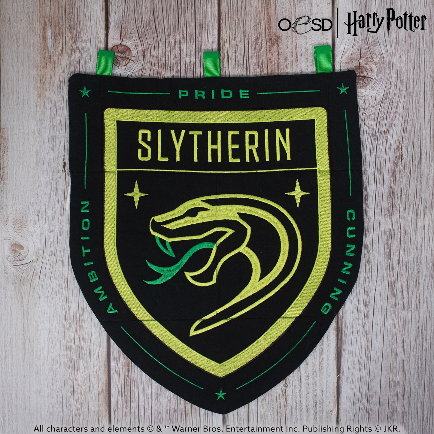 Slytherin Tiled House Banner Design