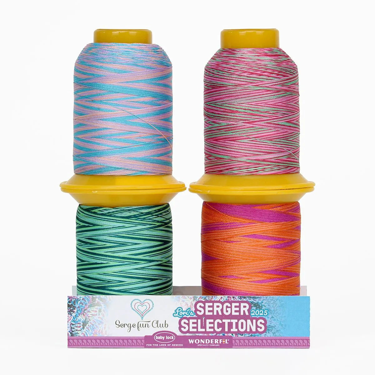 Baby Lock Wonderfil SoftLoc PunchBowl Blends Thread Set