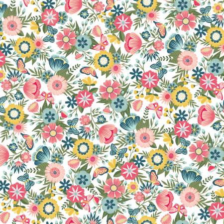 Kimberbell Vintage Flora Fabric yardage