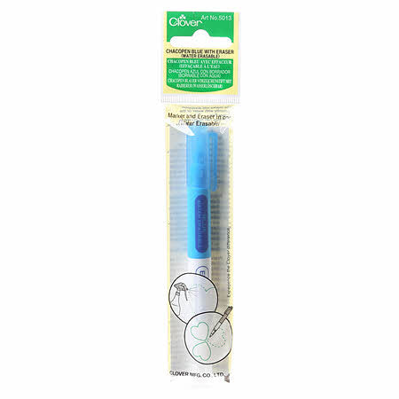 Chacopen Blue Water Soluble Dual Tip Pen With Eraser
