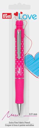 Marking Pencil with extra-fine 0.9mm white lead. Includes eraser.