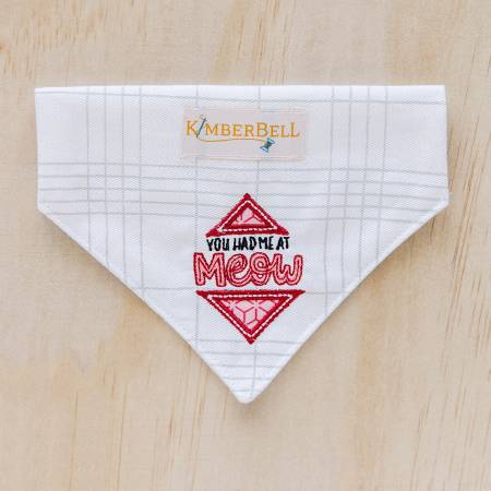 Kimberbell Pet Kerchief Blank - August Fill in the Blank