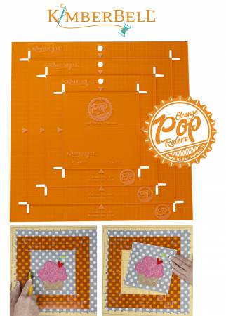 Kimberbell Orange POP ruler sets