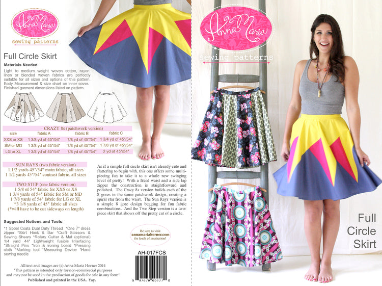 Full circle skirt