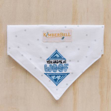 Kimberbell Pet Kerchief Blank - August Fill in the Blank